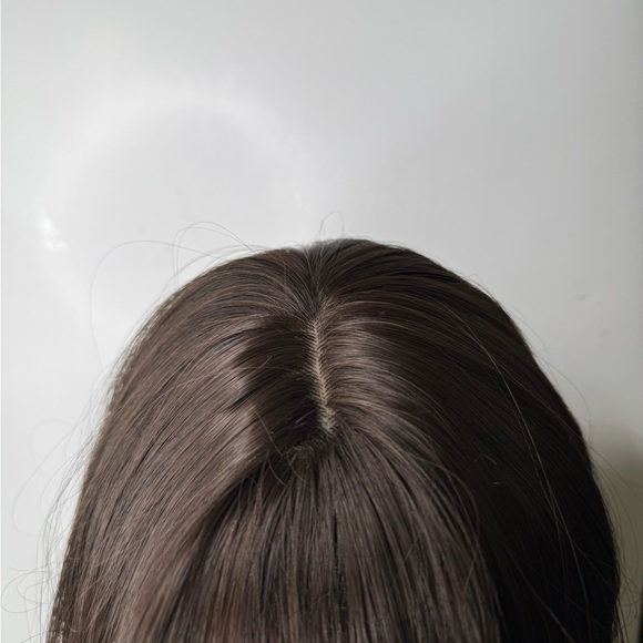 20 Inch Wig  Brown Loose Wavy Wig With Bangs | Ultra Natural Look | - Picture 6 of 12
